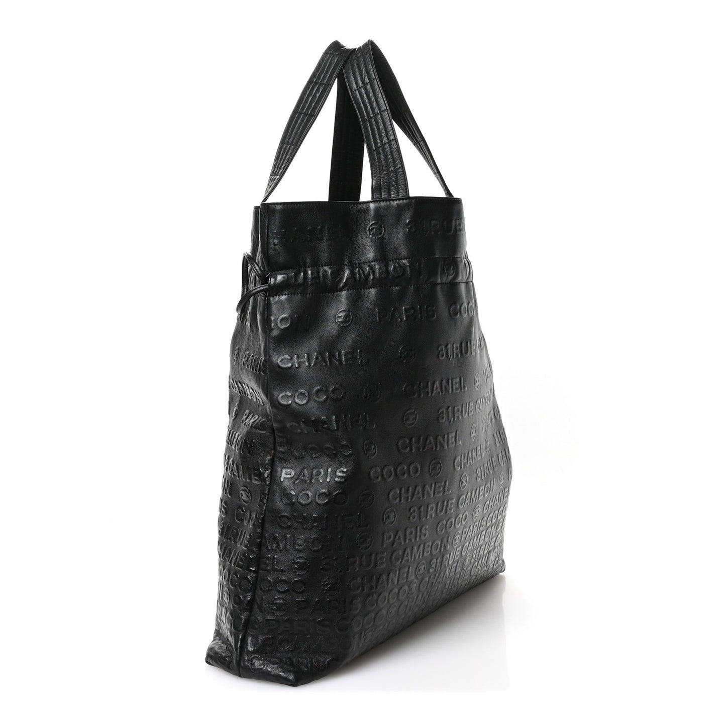 Calfskin Embossed Unlimited Tote Black