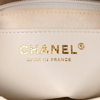 Chanel Calfskin Quilted Close To Me Hobo White 6 of 10