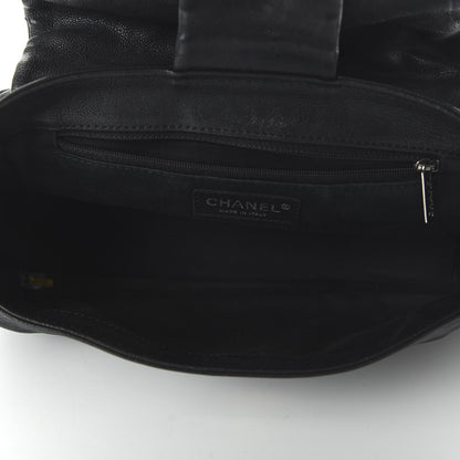 Chanel Calfskin Diamond Stitch Accordion Flap Black 5 of 10