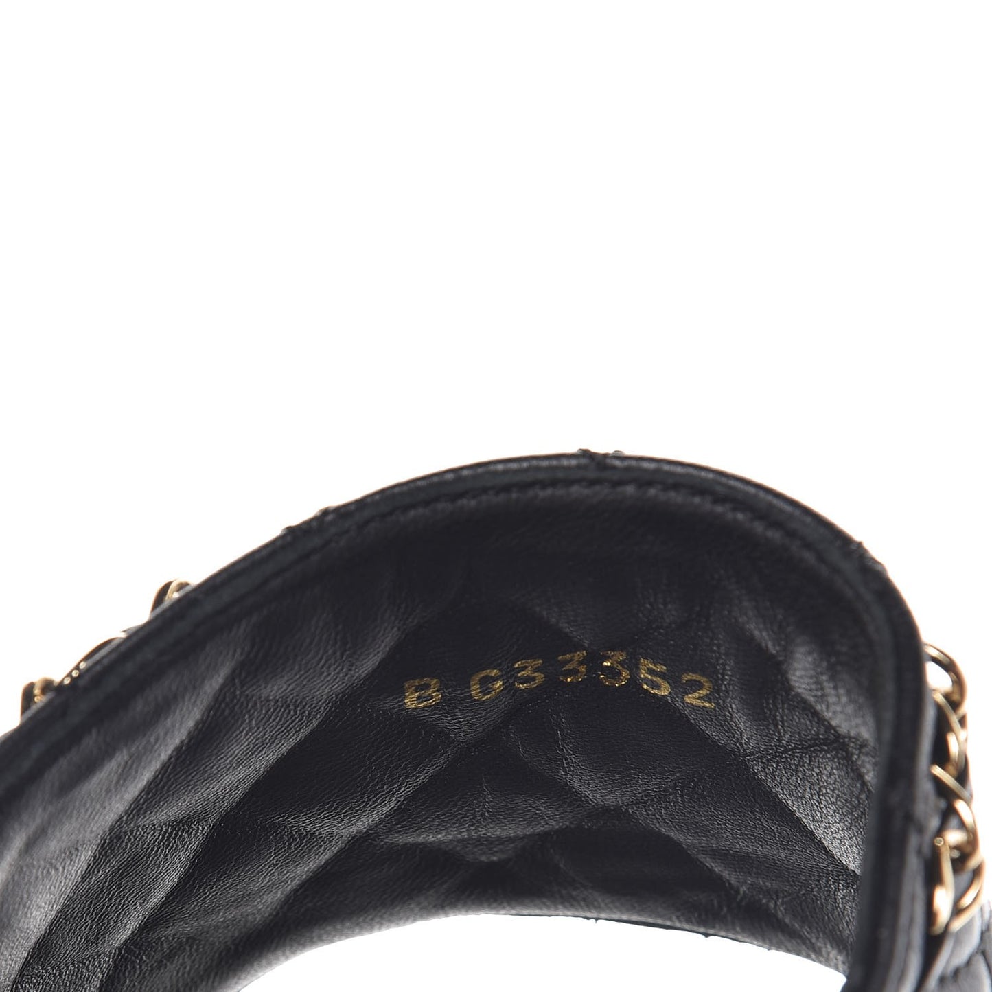 Lambskin Quilted CC Espadrille Slip On Sandals 35 Black