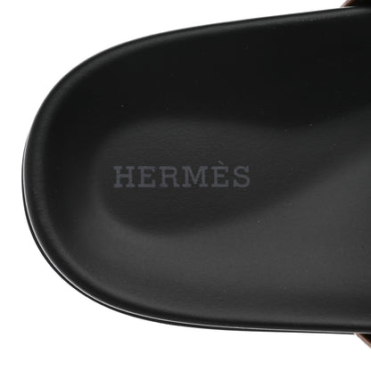 Hermes Calfskin Womens Chypre Sandals 40 Naturel 7 of 9