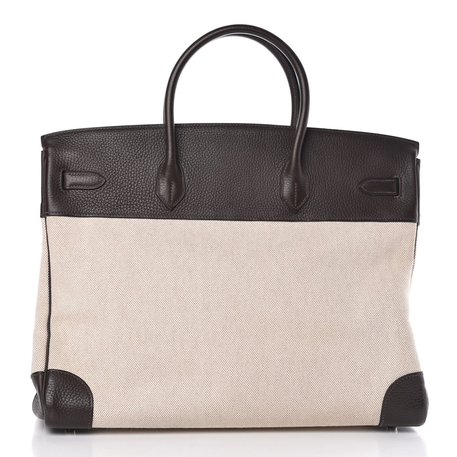 Hermes Toile Togo Birkin 40 Chocolate 3 of 37
