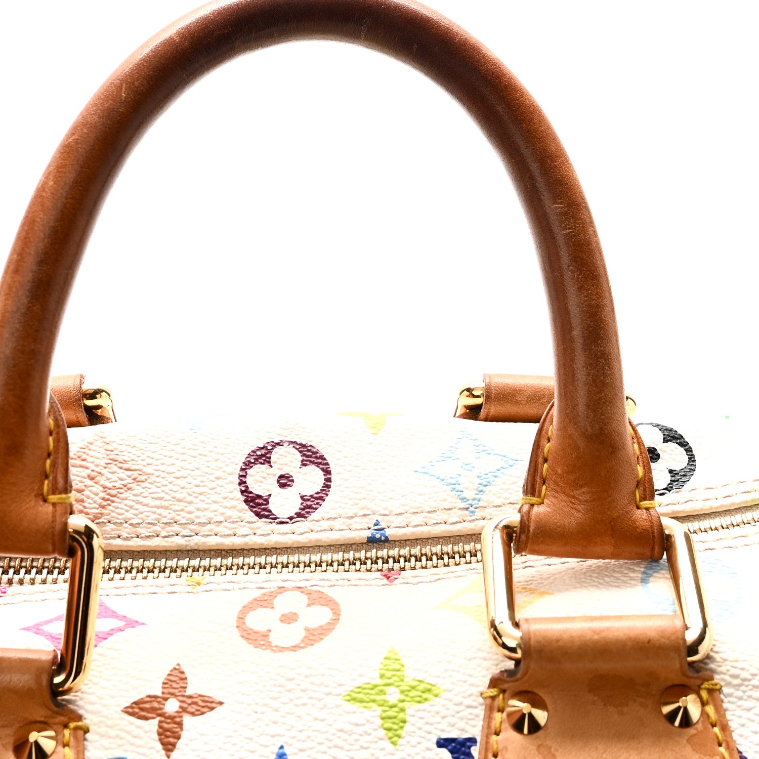 Louis Vuitton Monogram Multicolor Speedy 30 White 10 of 11