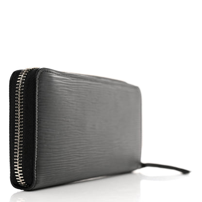Louis Vuitton Epi Clemence Wallet Black 3 of 9