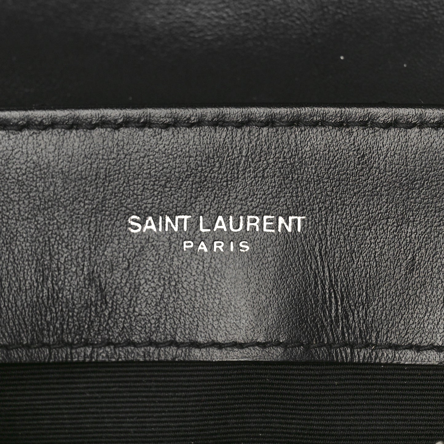 Calfskin Y Quilted Monogram Small Loulou Chain Satchel Black