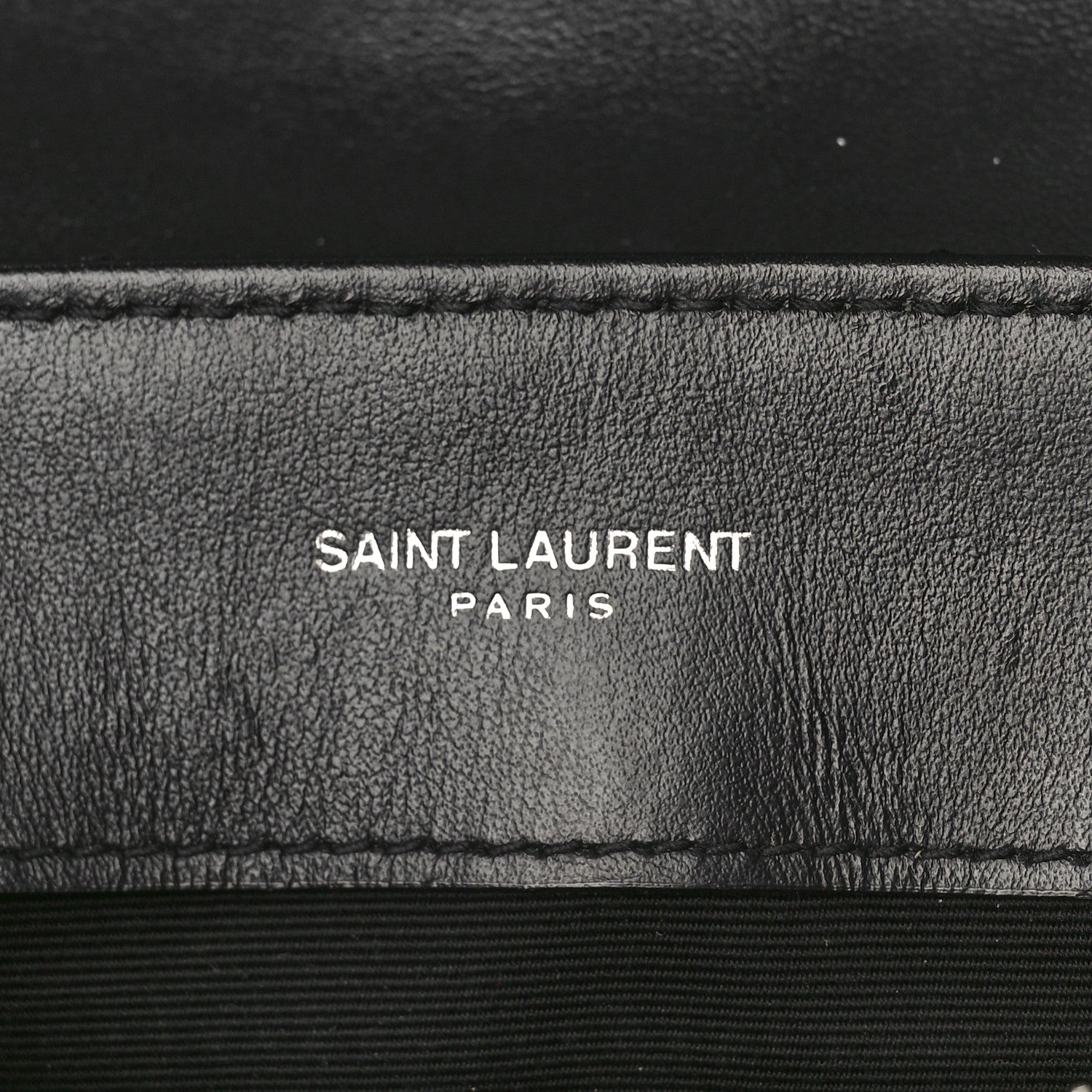 Saint Laurent Calfskin Y Quilted Monogram Small Loulou Chain Satchel Black 6 of 8