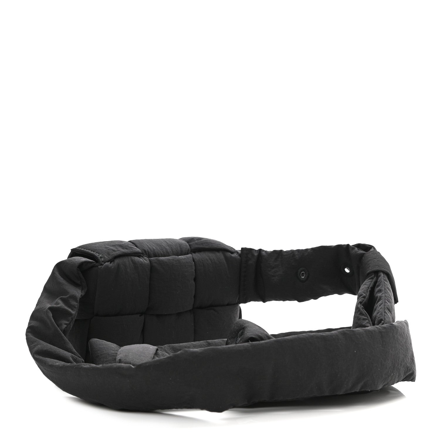 Bottega Veneta Nylon Intrecciato Mini Padded Tech Candy Cassette Bag Black 3 of 10