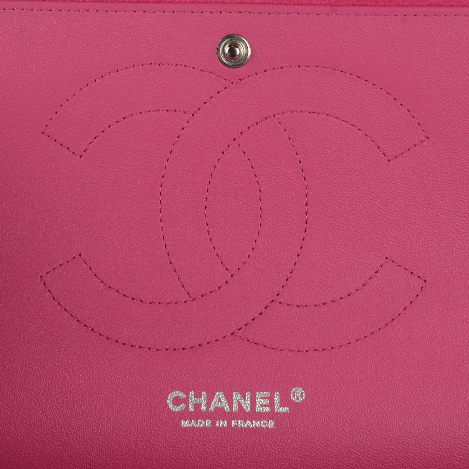 Chanel Iridescent Caviar Quilted Jumbo Double Flap Pink 6 of 9