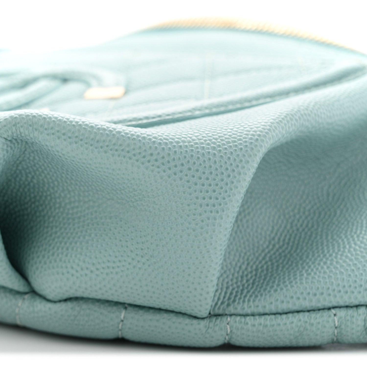 Chanel Caviar Quilted Filigree Waist Bag Light Blue 10 of 10