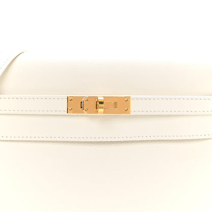 Hermes Evercolor Kelly Danse II Belt Bag White 8 of 10