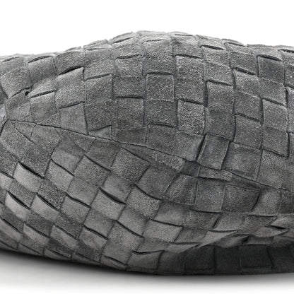 Bottega Veneta BOTTEGA VENETA Suede Calfskin Intrecciato Teen Jodie Hobo Thunder 8 of 10