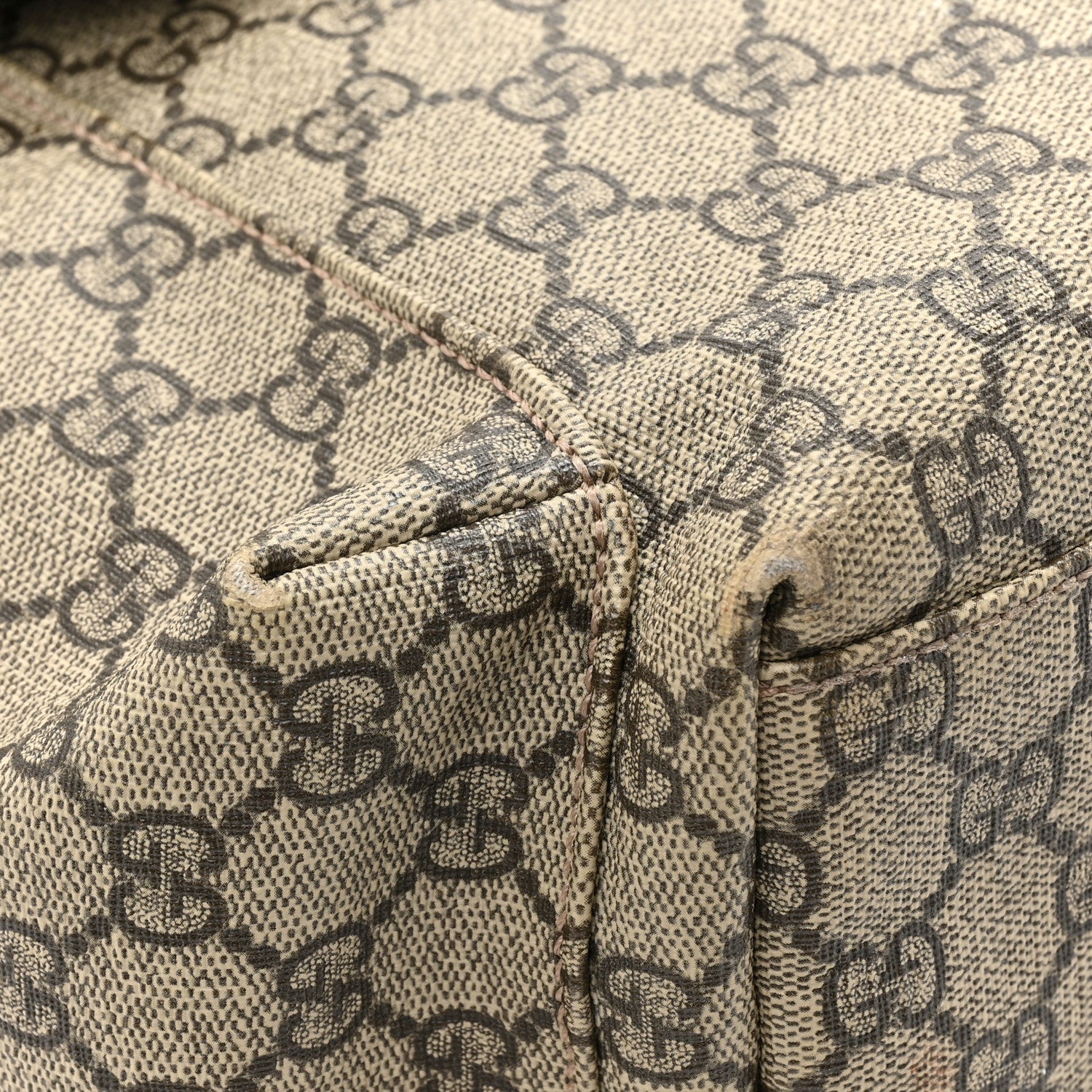 Gucci GG Plus Monogram Messenger Diaper Bag Dark Brown 12 of 16
