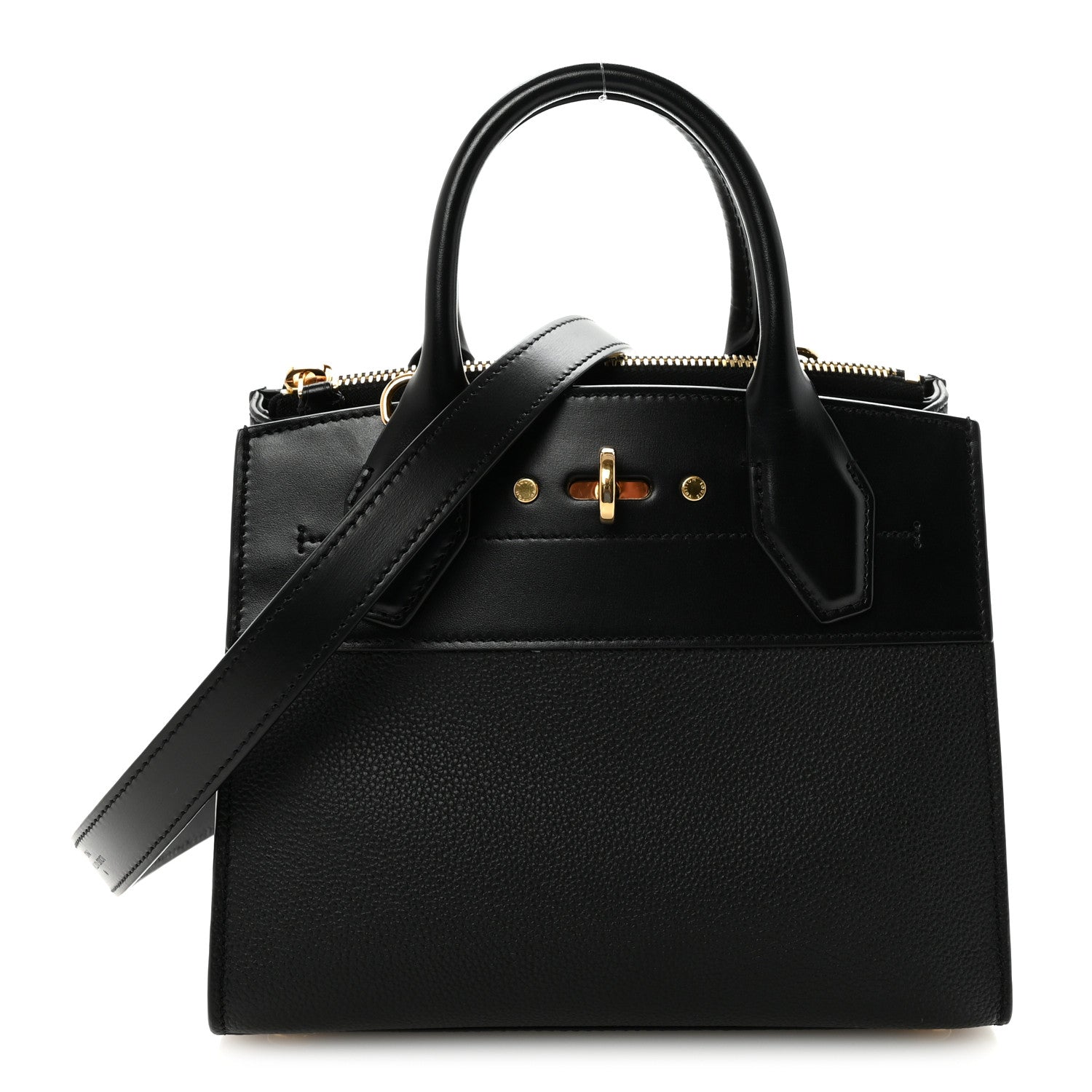 Louis Vuitton Calfskin City Steamer Mini Black 1 of 9