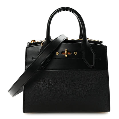 Louis Vuitton Calfskin City Steamer Mini Black 1 of 9