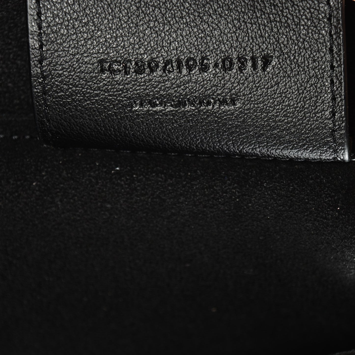 Calfskin Large Shopping Tote Black