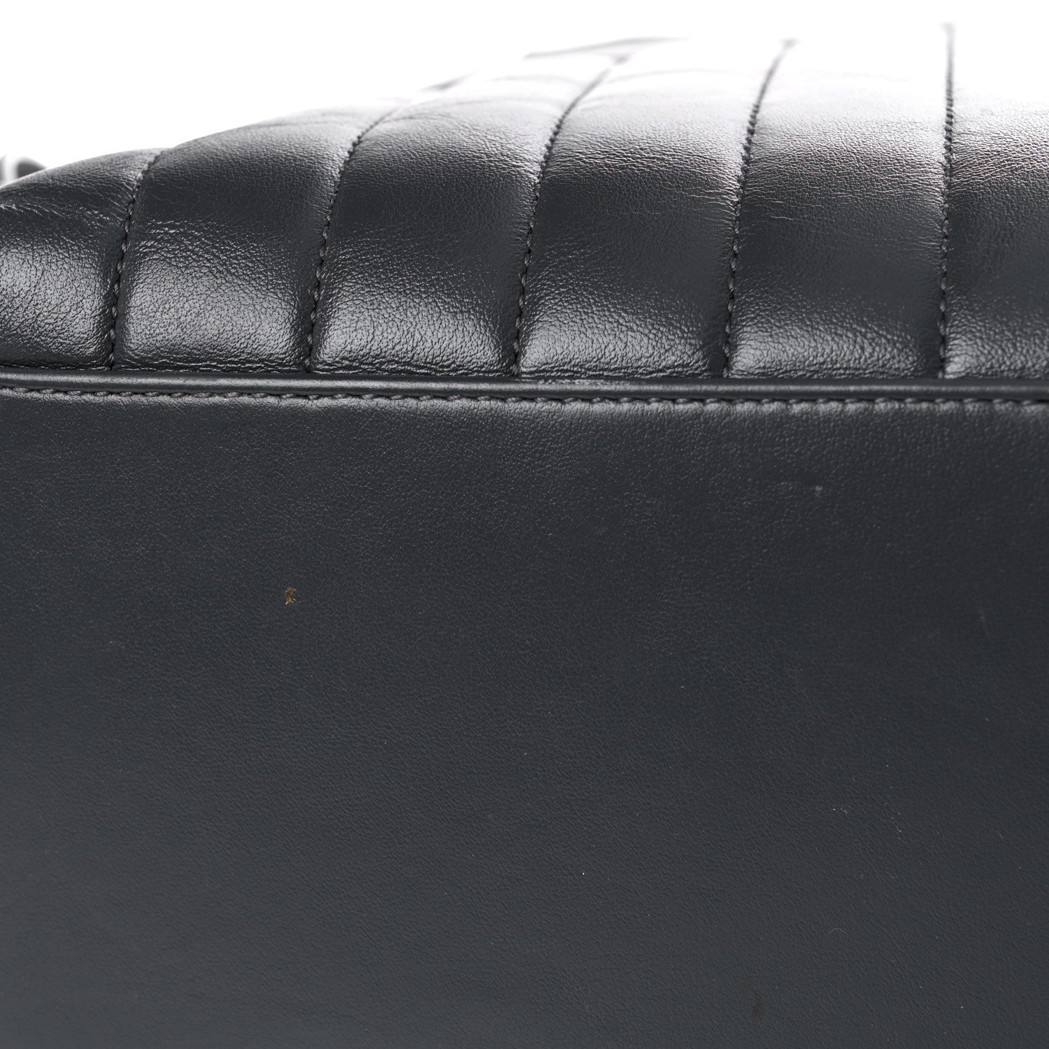 Saint Laurent Calfskin Y Quilted Monogram Medium Loulou Backpack Storm 14 of 16