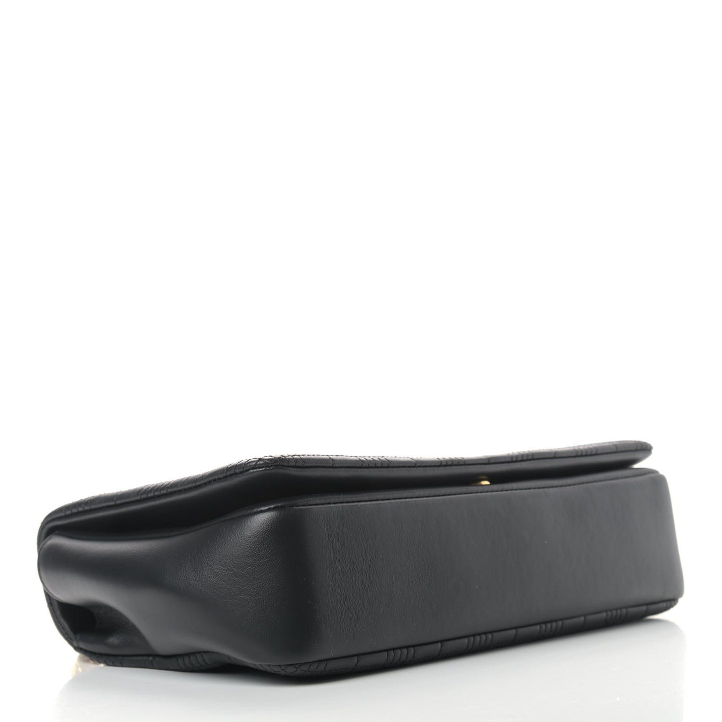 Lambskin Quilted Medium Lola Bag Black