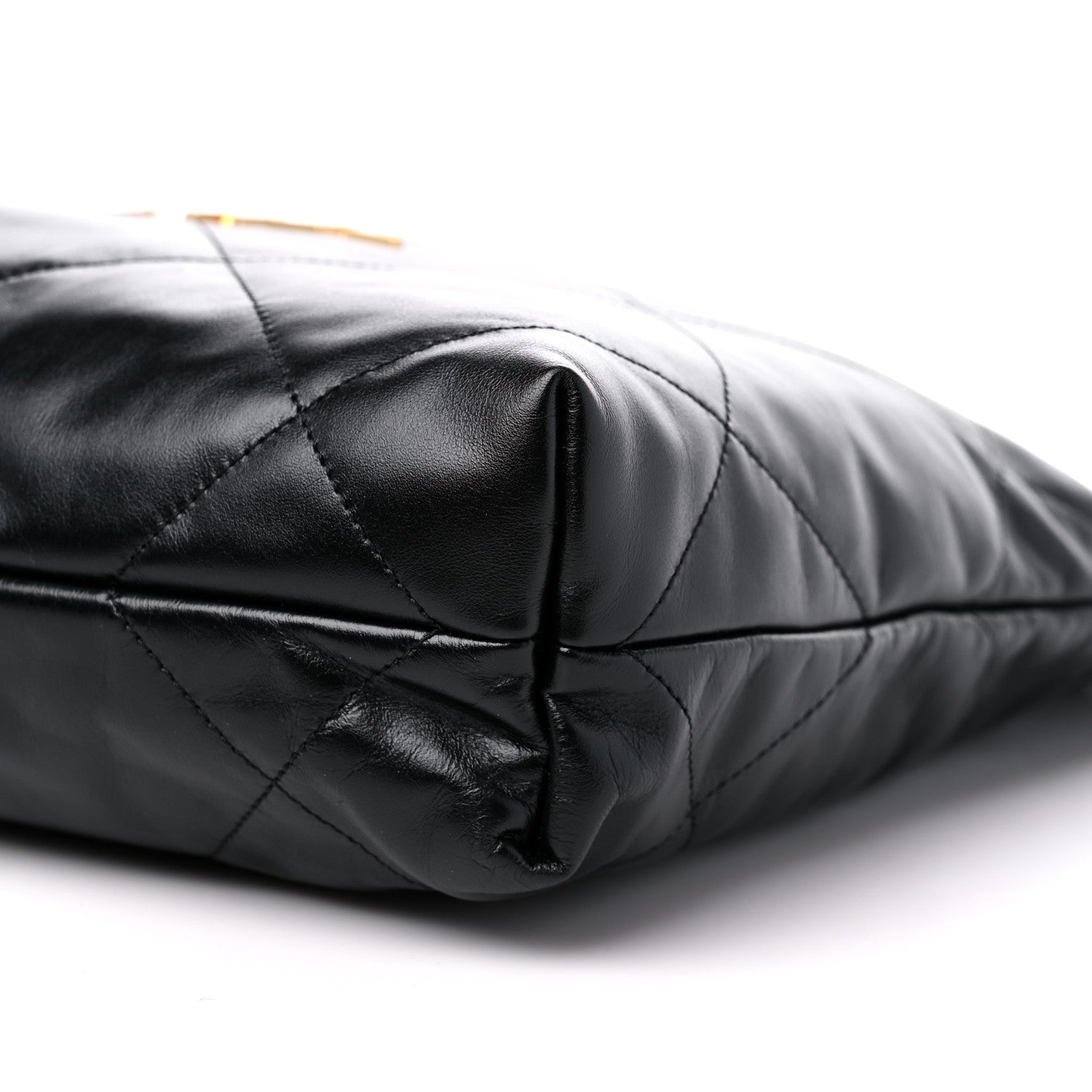Chanel Shiny Calfskin Quilted Small Chanel 22 Black 10 of 10