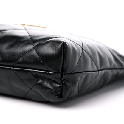 Chanel Shiny Calfskin Quilted Small Chanel 22 Black 10 of 10