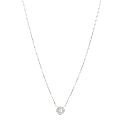 Tiffany Platinum Diamond .14ctw Circlet Pendant Necklace 1 of 5