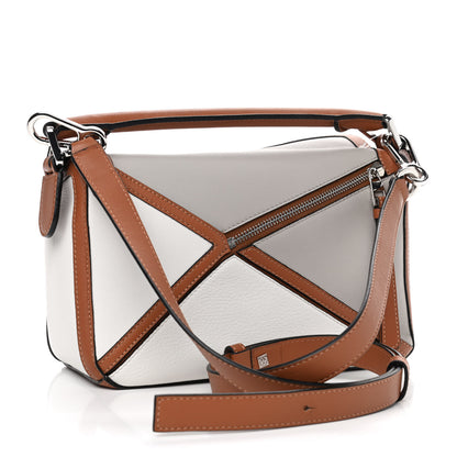 Loewe Calfskin Small Graphic Puzzle Bag Ghost Soft White 2 of 4