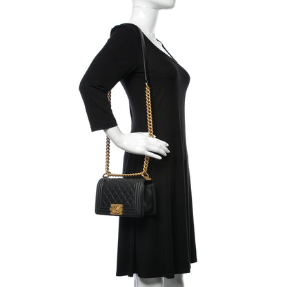 Chanel Calfskin Quilted Small Boy Flap Black 3 of 10