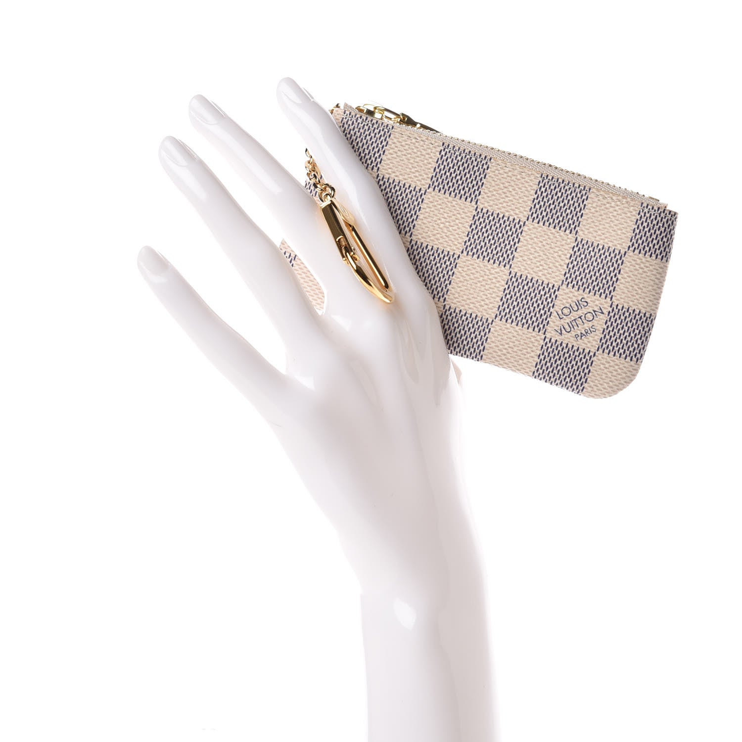 Louis Vuitton Damier Azur Key Pouch 2 of 10