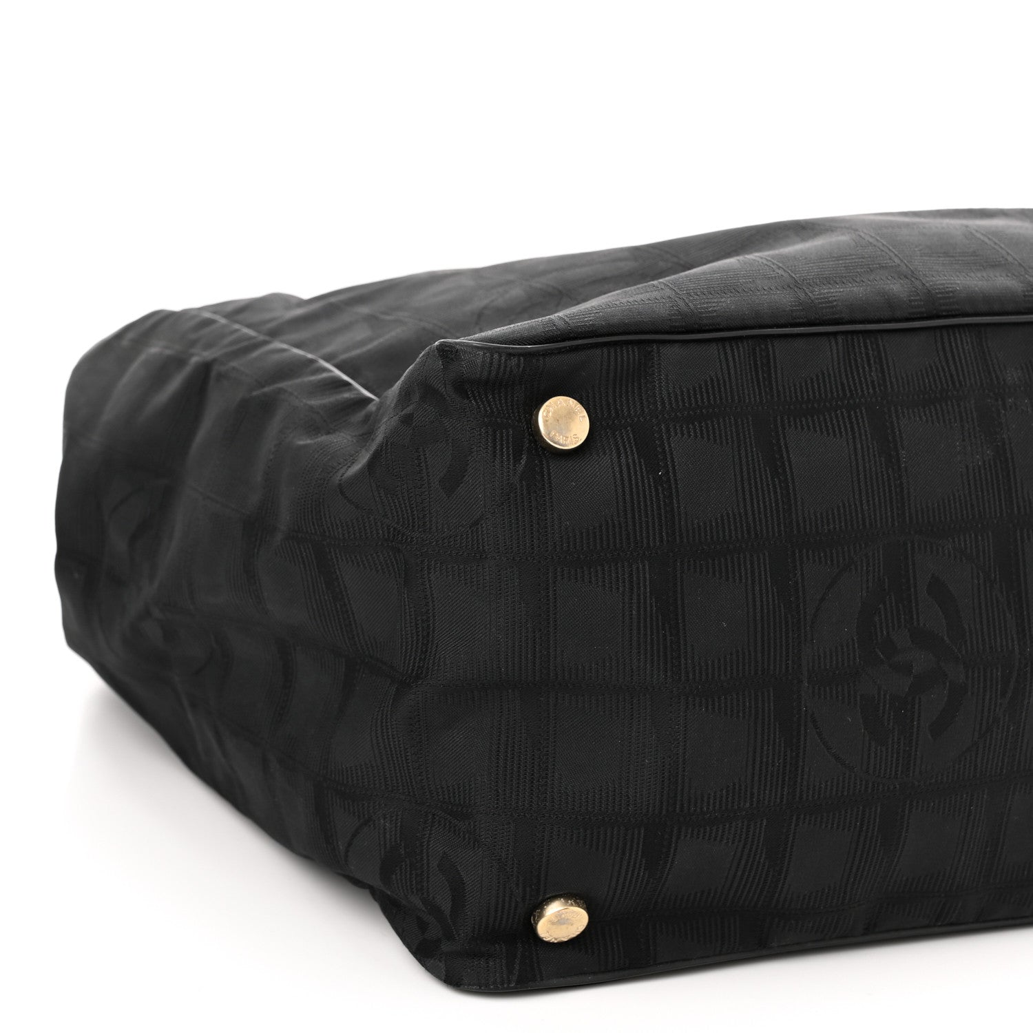 Chanel Nylon Large Travel Tote Black 9 of 10