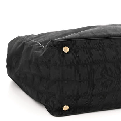 Chanel Nylon Large Travel Tote Black 9 of 10