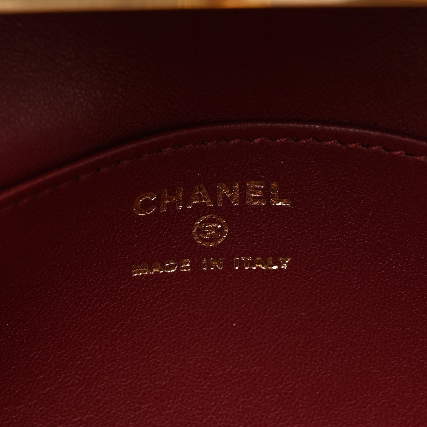 Chanel Lambskin Pony Hair Printed Clutch With Chain Black White 5 of 10