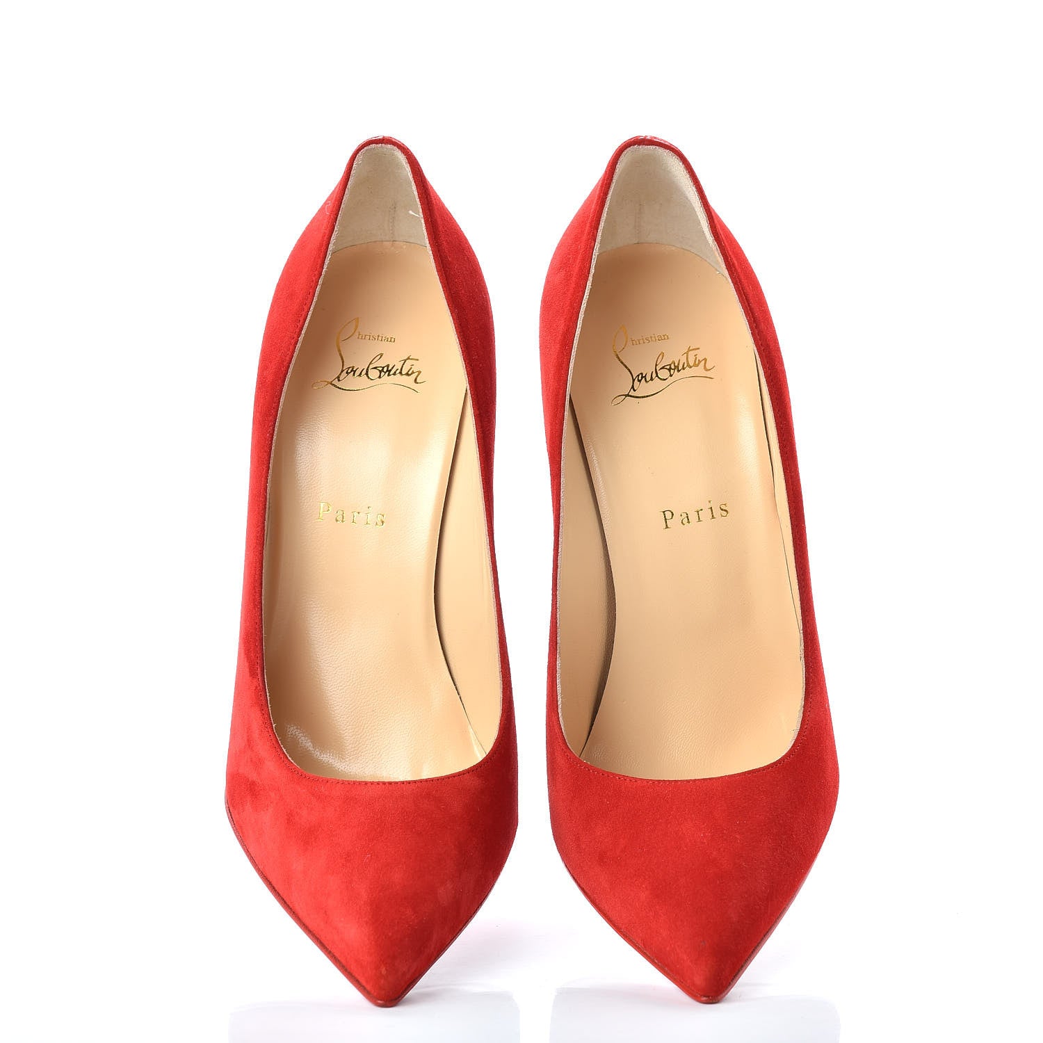 Christian Louboutin Veau Velours Alminette 100 Pumps 40 Loubi 5 of 8