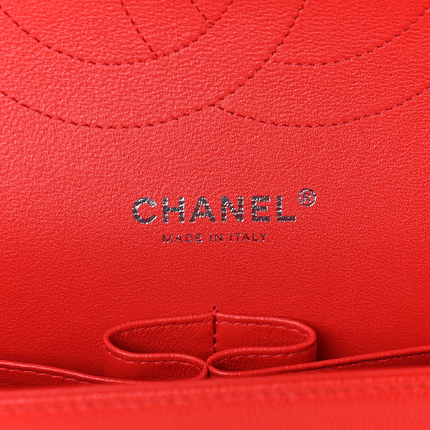 Chanel Caviar Chevron Quilted Jumbo Double Flap Dark Red 6 of 9