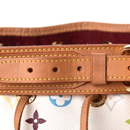 Louis Vuitton Monogram Multicolor Petit Noe White 9 of 12
