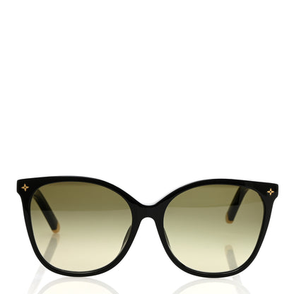 Louis Vuitton Acetate My Monogram Light Cat Eye Sunglasses Z1657W Black 2 of 7
