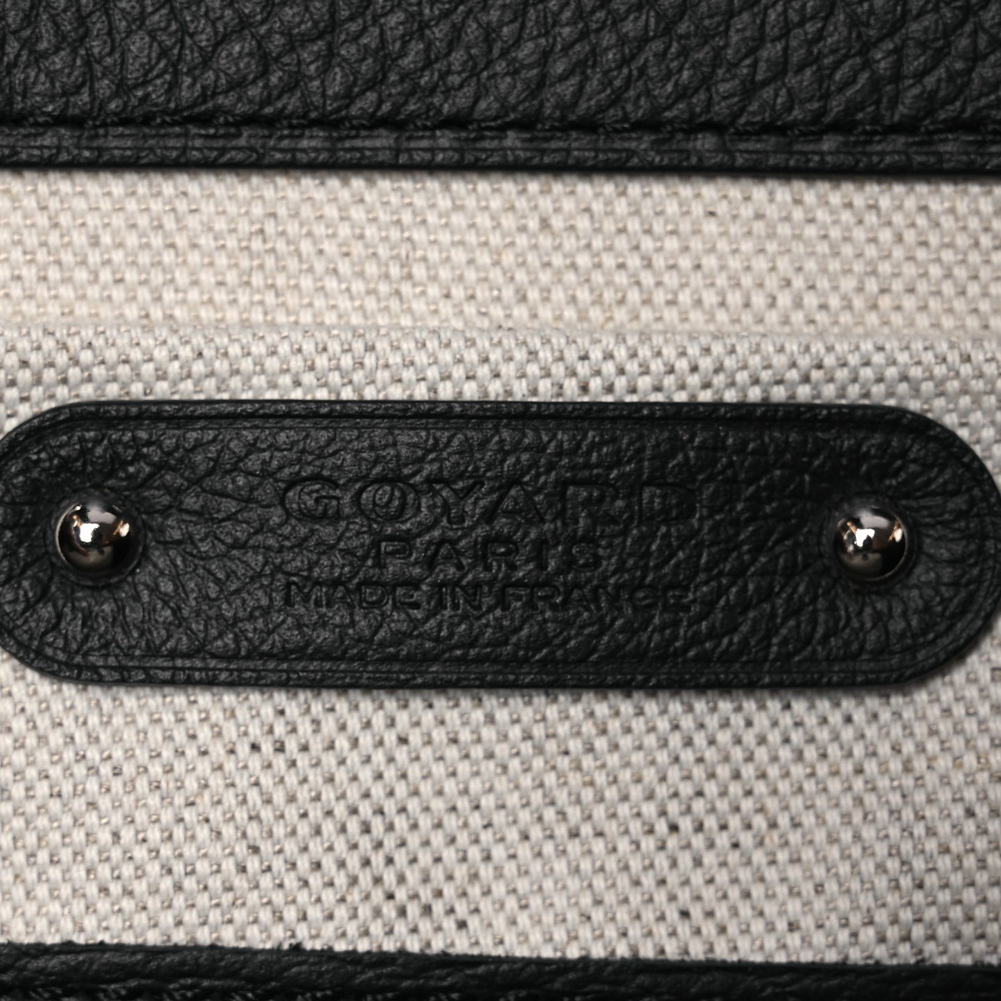 Goyardine Saigon Tote Black