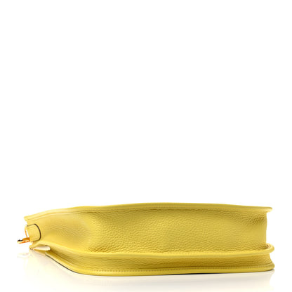 Hermes Taurillon Clemence Evelyne III PM Lime 3 of 4