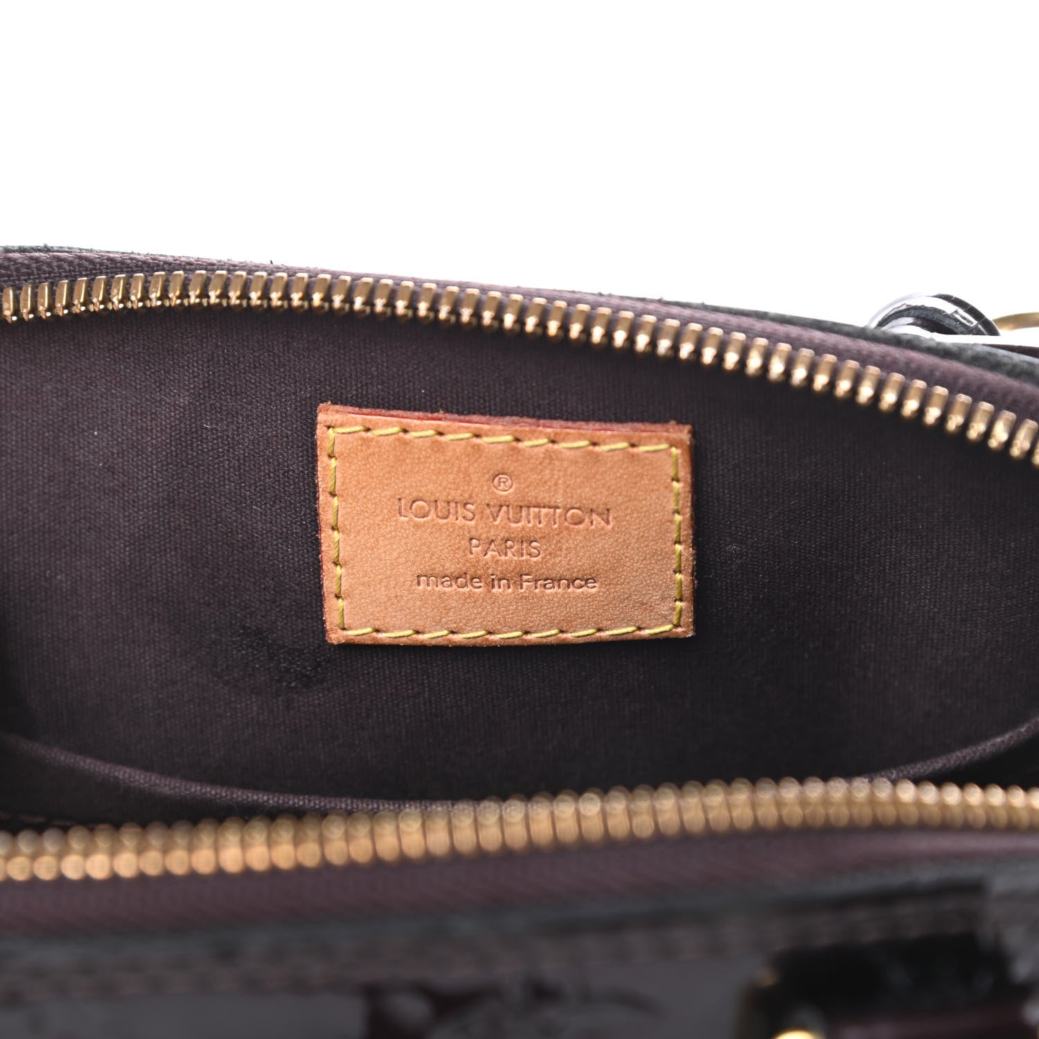 Louis Vuitton Vernis Alma BB Amarante 6 of 11