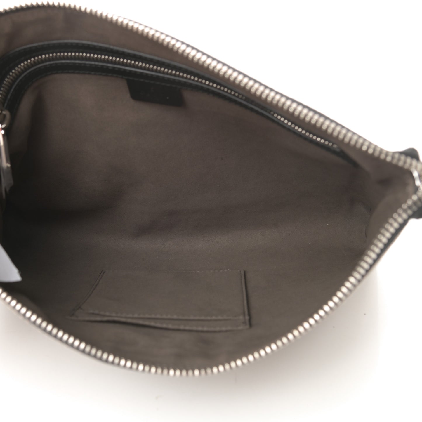 GG Supreme Monogram Mens Wristlet Black