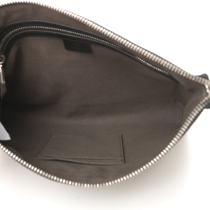 Gucci GG Supreme Monogram Mens Wristlet Black 5 of 8