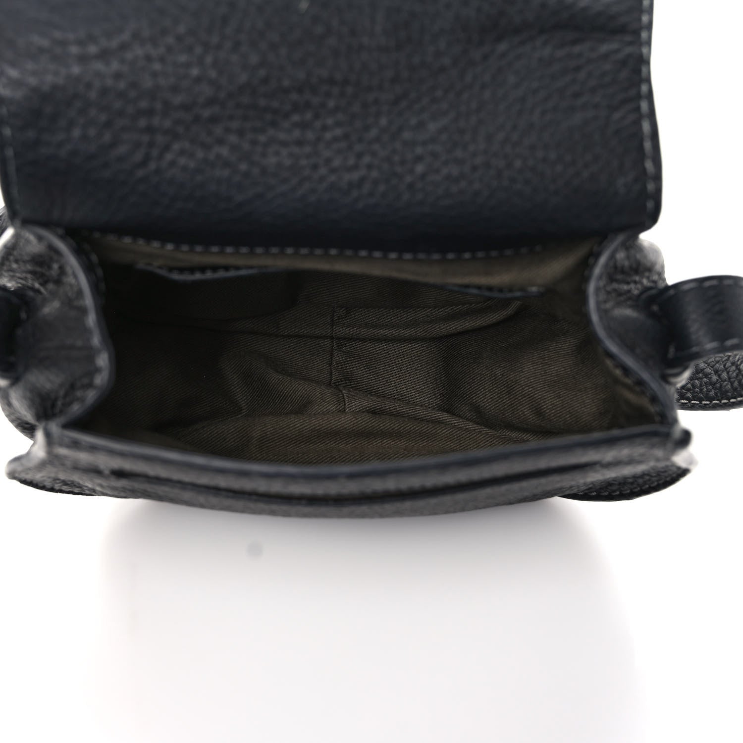 Chloe Calfskin Nano Marcie Saddle Bag Black 5 of 10
