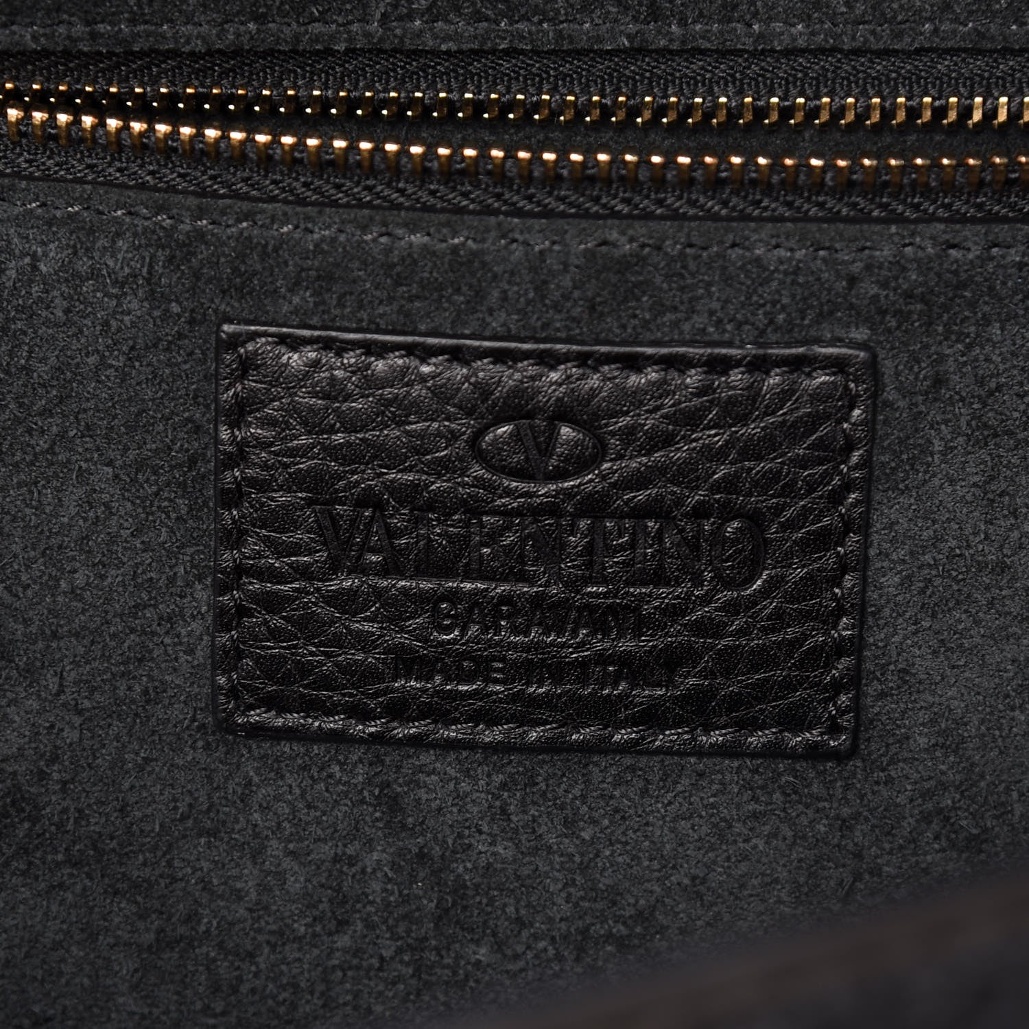 Valentino Garavani Pebbled Calfskin Medium Glam Lock Rockstud Flap Black 7 of 12