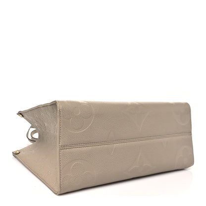 Louis Vuitton Empreinte Monogram Giant Onthego MM Tourterelle 4 of 10