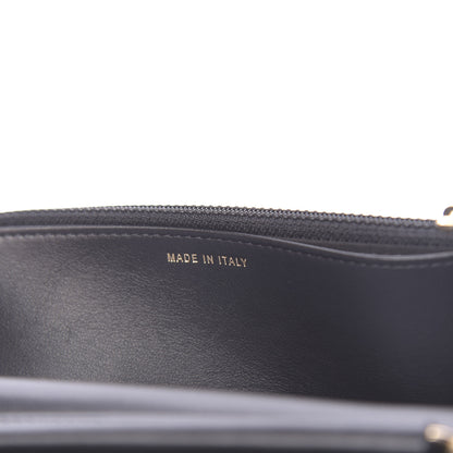 Chanel Caviar Quilted CC Filigree Wallet On Chain WOC Black 7 of 12