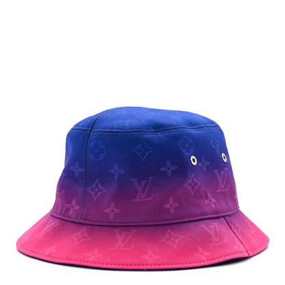 Louis Vuitton Monogram Illusion Reversible Bucket Hat M Pink Purple 1 of 15