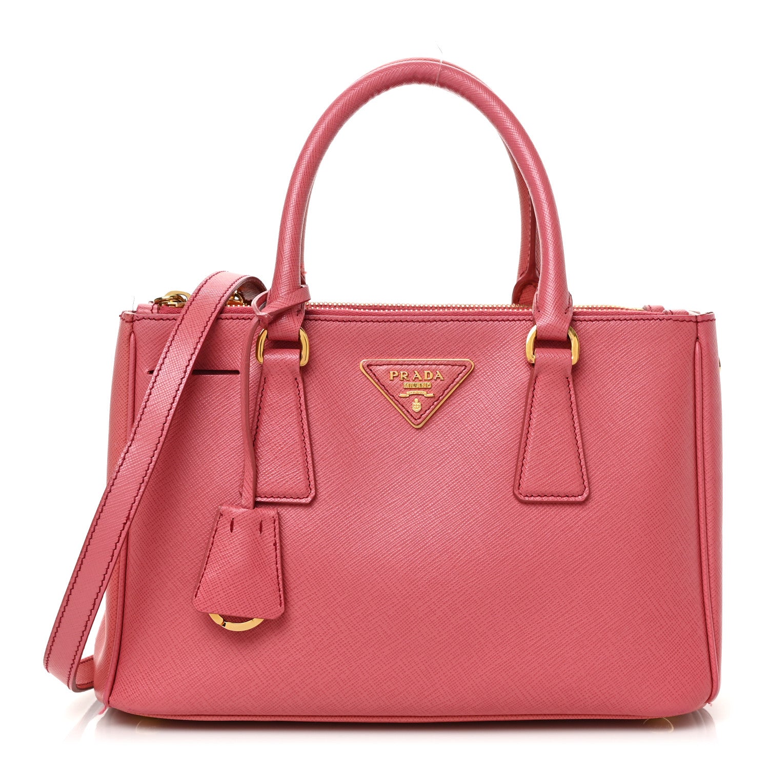 Prada Saffiano Mini Galleria Double Zip Tote Tamaris 1 of 7