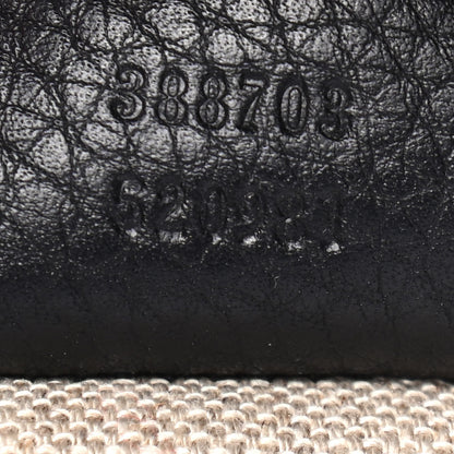 Gucci GG Monogram Calfskin Bucket Bag Black 7 of 11