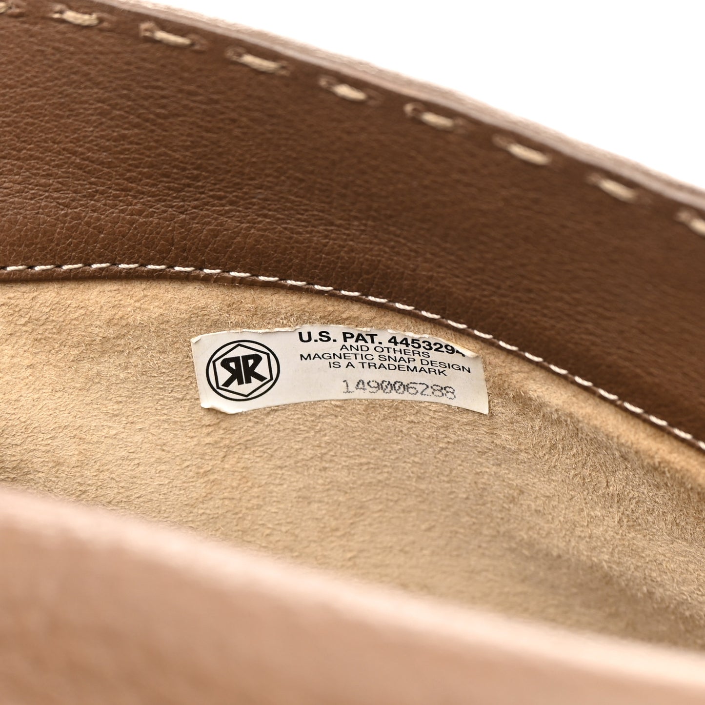 Calfskin Romano Selleria Mama Baguette Brown