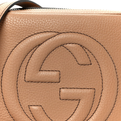 Gucci Pebbled Calfskin Small Soho Disco Bag Camelia 9 of 11