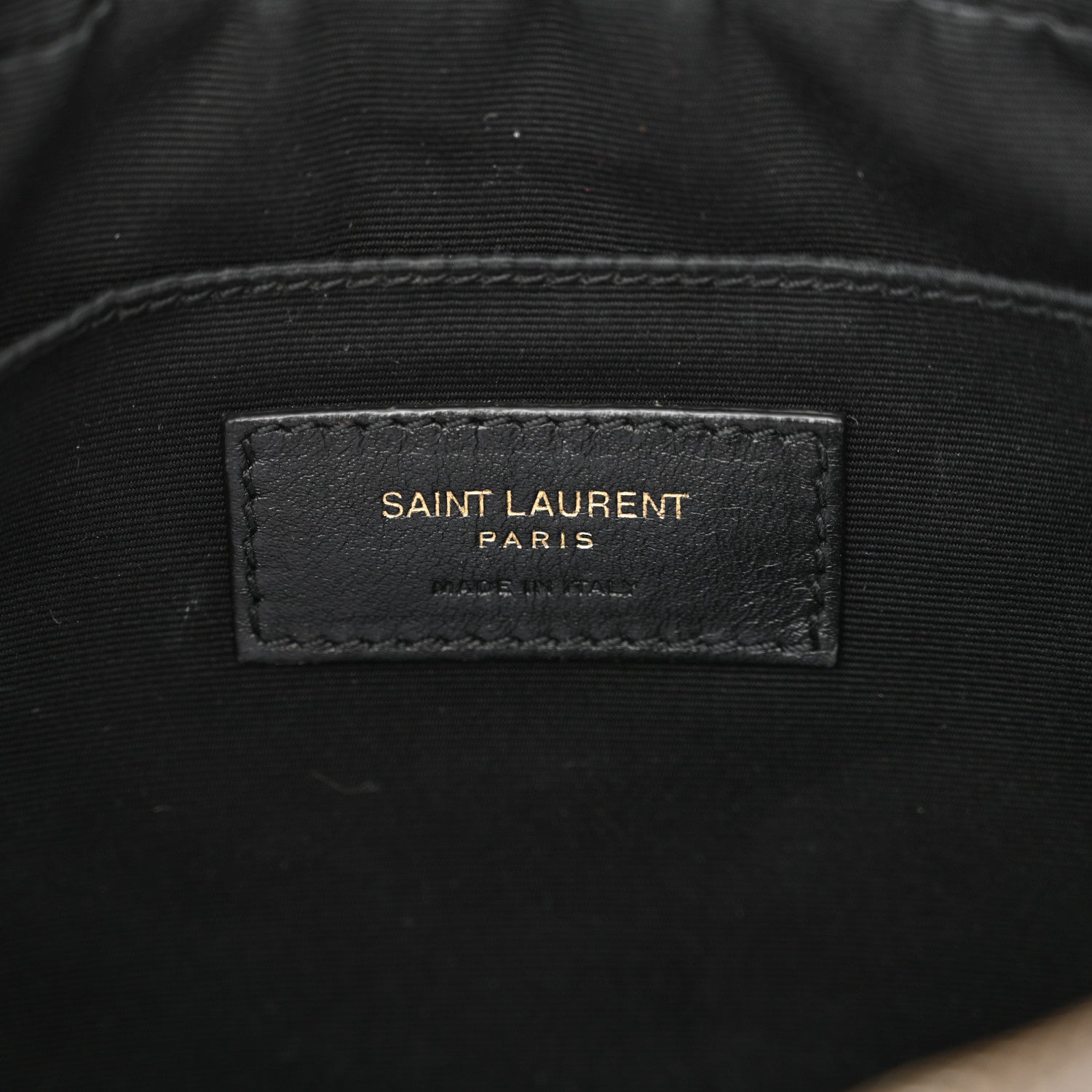 Saint Laurent Calfskin Matelasse Monogram Lou Camera Bag Black 6 of 14