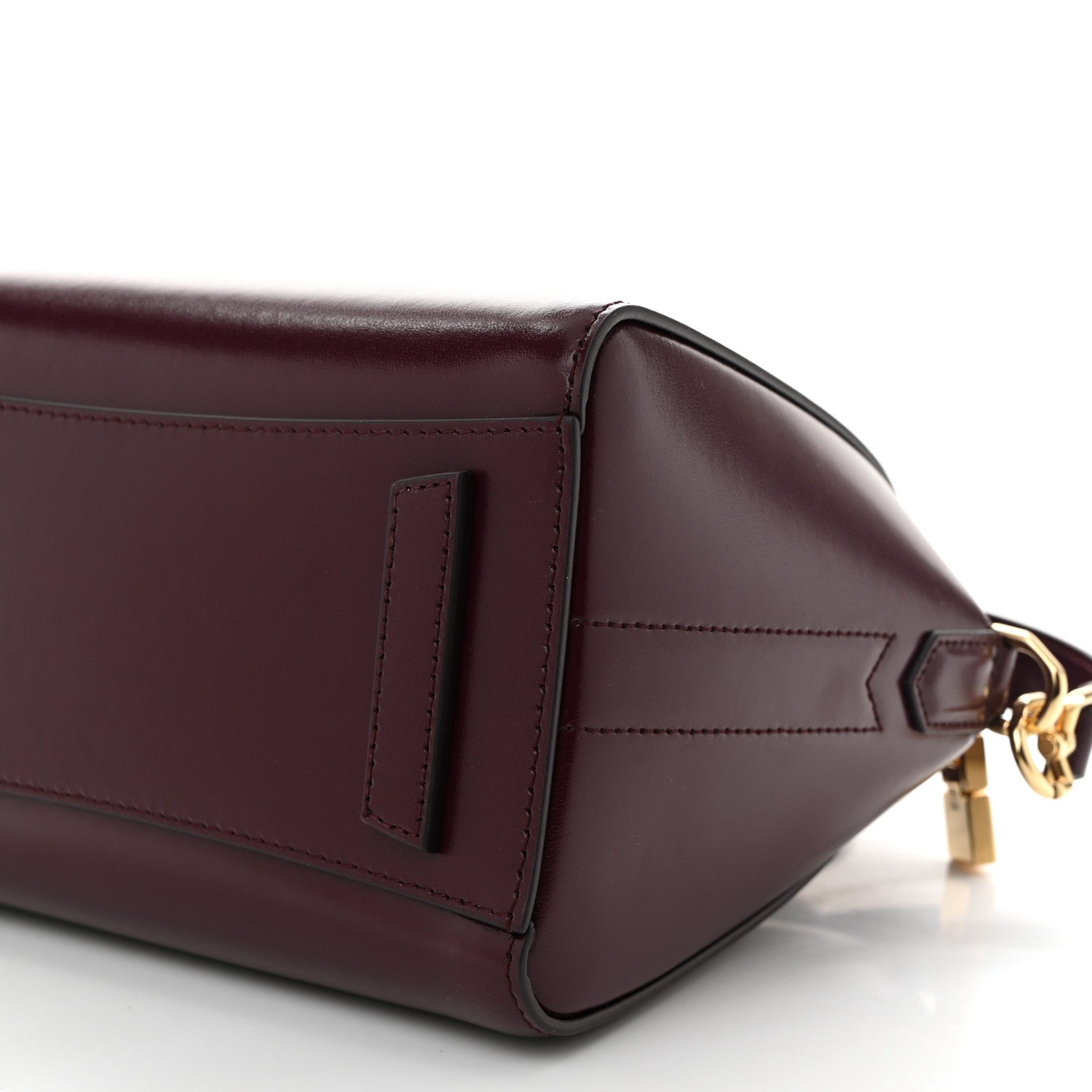 Givenchy Shiny Lord Calfskin Mini Antigona  Oxblood Red 10 of 10